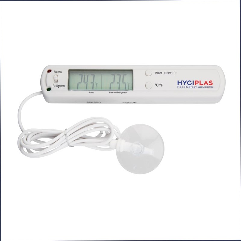 Hygiplas Kühlraumthermometer mit Alarmsignal